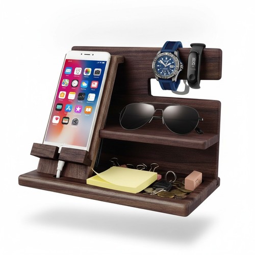 Wood phone docking station - docking,