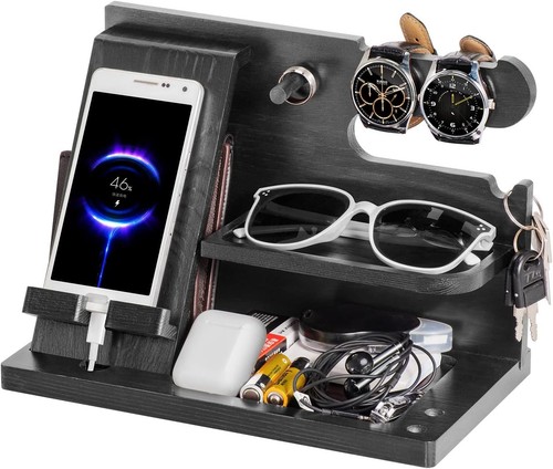 Wooden phone docking station - wooden,