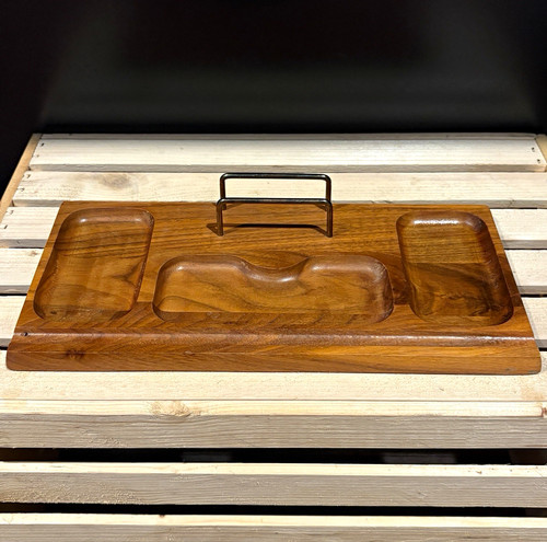 Men wooden bedside valet - wooden,
