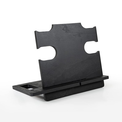 Wooden docking station desk - station,