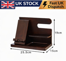 Wood Phone Docking Station for